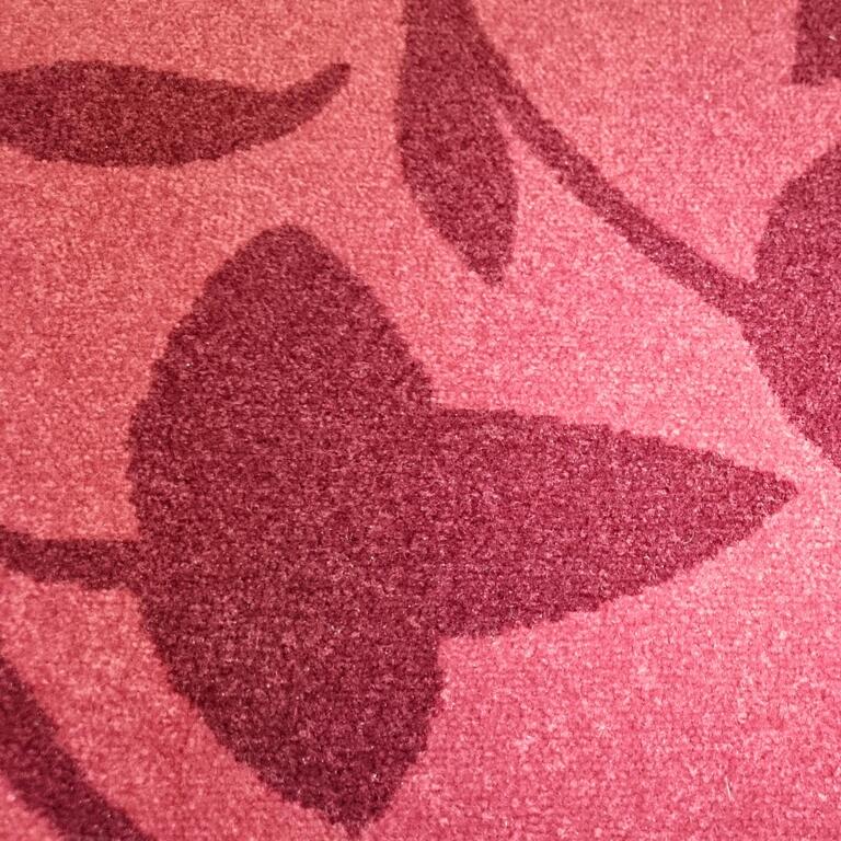 Interface Palette 2000 / Velour / 50 cm x 50 cm / Red