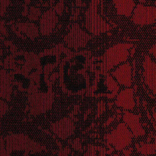 Interface Creta / Bouclé / 50 cm x 50 cm / Red