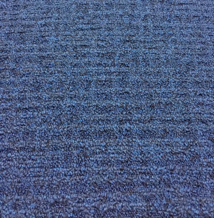 Interface Monochrome / Bouclé / 50 cm x 50 cm / Blau