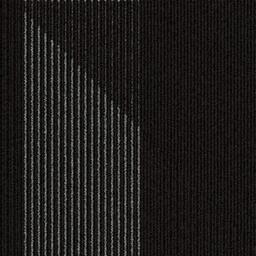 Interface Oblique / Bouclé / 50 cm x 50 cm / Schwarz