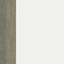 Interface Touch of Timber / Microtuft / 25 cm x 100 cm / Grau, Beige