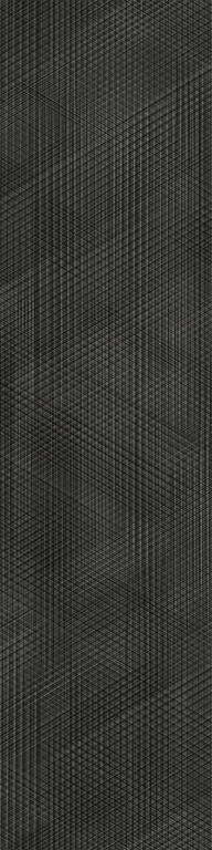 Interface Drawn Aspects 2 / Bouclé / 25 cm x 100 cm / Schwarz