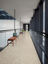 Interface LVT In The Mix Terrazzo Vinylboden / PVC/LVT / 50 cm x 50 cm / Braun, Beige