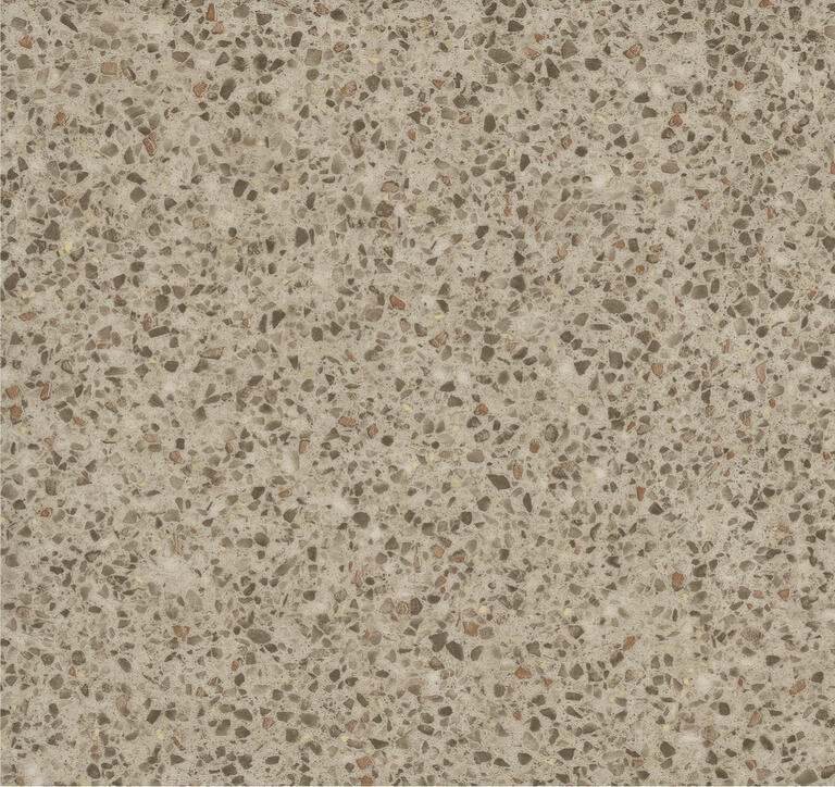 Interface LVT In The Mix Terrazzo Vinylboden / PVC/LVT / 50 cm x 50 cm / Braun, Beige
