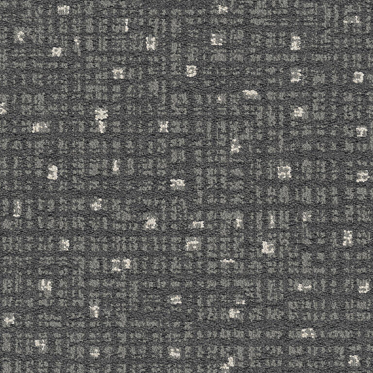 Interface Positive Spin / Bouclé / 50 cm x 50 cm / Schwarz, Grau