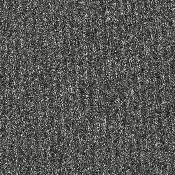 Interface Heuga 727 / Bouclé / 50 cm x 50 cm / Schwarz, Grau