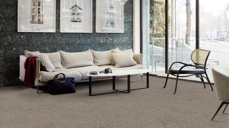Interface Urban Retreat 102 / Bouclé / 50 cm x 50 cm / Braun, Beige