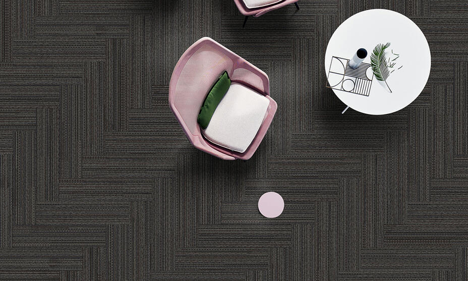 Anthrazit Teppichfliesen / 