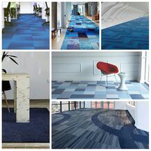 Verschiedene kreative Designs in blau