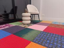 Shuffle it Shades of Colors by Interface Teppichfliesen